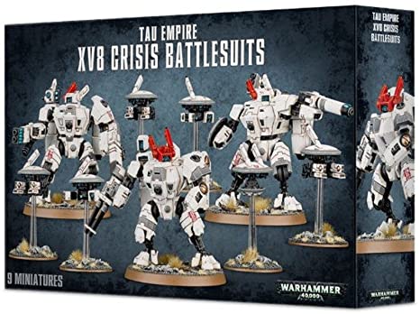 T'au Empire: XV8 Crisis Battlesuit Team Warhammer 40k Games Workshop   