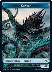 Kraken // Human Soldier (005) Double-Sided Token [Tokens] Ikoria: Lair of Behemoths Tokens MTG Single Magic: The Gathering