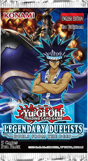 Yu-Gi-Oh! Legendary Duelists: Duels From the Deep - Booster Pack (1st Edition) Yugioh Sealed Yu-Gi-Oh!   