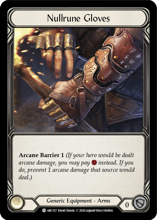 Nullrune Gloves [ARC157] Unlimited Edition Normal Flesh And Blood Single Flesh And Blood   