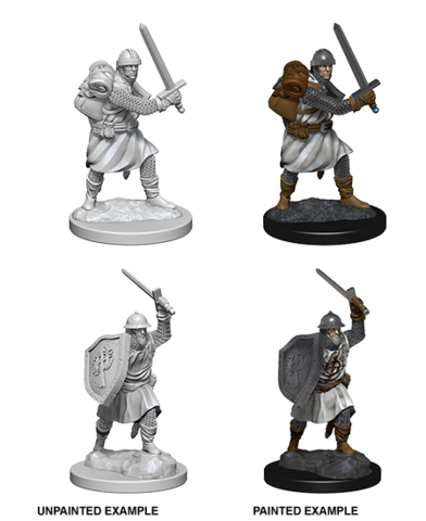 Pathfinder Battles Miniatures: W4 Infantrymen RPG Miniatures WizKids   