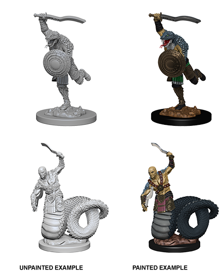 D&D Nolzur's Marvelous Miniatures: W4 Yuan-Ti Malisons Unpainted Miniatures WizKids