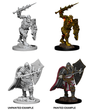 D&D Nolzur's Marvelous Miniatures: W6 Death Knight & Helmed Horror Unpainted Miniatures WizKids