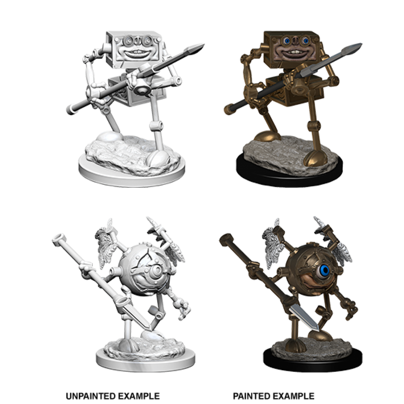 D&D Nolzur's Marvelous Miniatures: W6 Monodrone & Duodrone Unpainted Miniatures WizKids