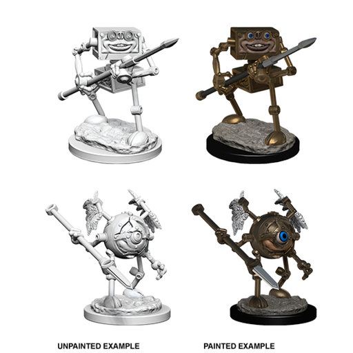 D&D Nolzur's Marvelous Miniatures: W6 Monodrone & Duodrone Unpainted Miniatures WizKids