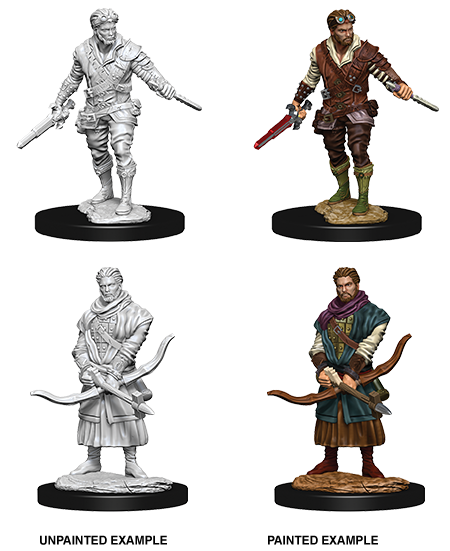 D&D Nolzur's Marvelous Miniatures: W9 Human Rogue Unpainted Miniatures WizKids