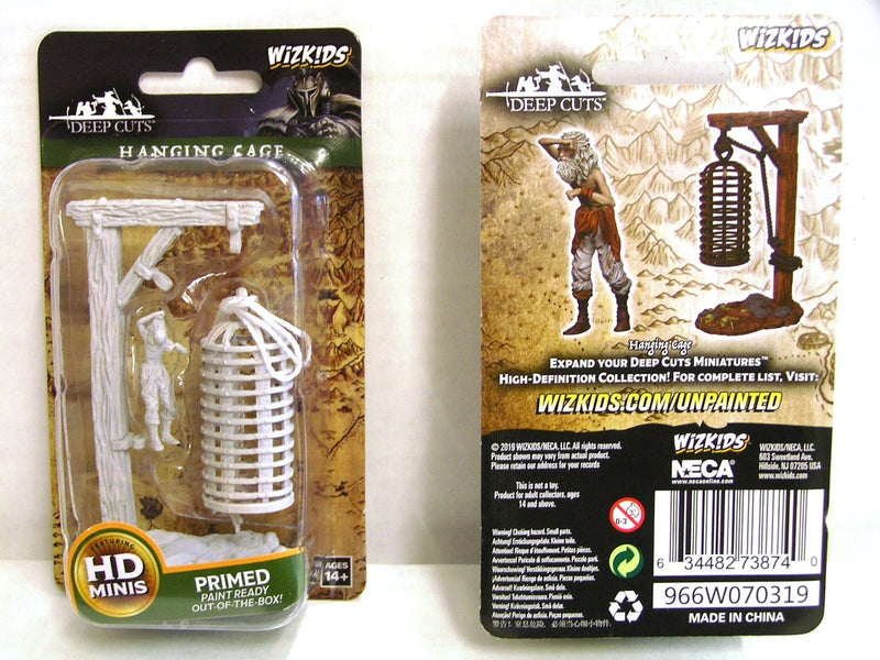 WizKids Unpainted Miniatures: W12.5 Hanging Cage Unpainted Miniatures WizKids