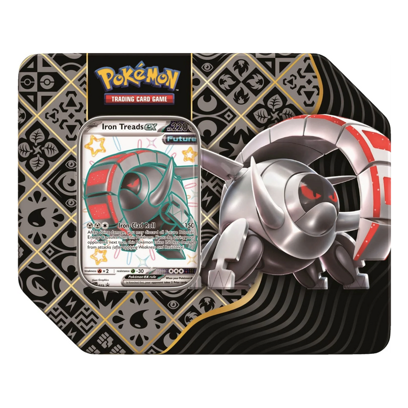 Pokémon Scarlet & Violet: Paldean Fates - Tin (Iron Treads ex) Pokemon Sealed Pokémon   