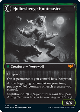 Avabruck Caretaker // Hollowhenge Huntmaster (DBL-454) [Innistrad: Double Feature] (Double Faced Transform) MTG Single Magic: The Gathering