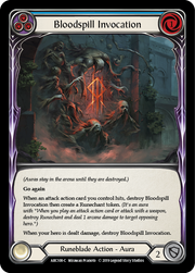 Bloodspill Invocation (Blue) [ARC108-C] 1st Edition Normal Flesh And Blood Single Flesh And Blood   