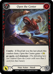 Open the Center (Red) [WTR095-C] Alpha Print Normal Flesh And Blood Single Flesh And Blood   