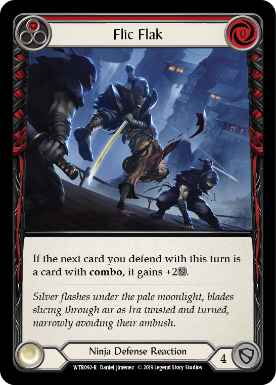 Flic Flak (Red) [WTR092-R] Alpha Print Normal Flesh And Blood Single Flesh And Blood   