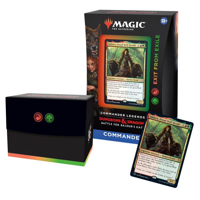 MTG Commander Legends: Battle for Baldur's Gate - Commander Deck (Exit from Exile) MTG Sealed Magic: The Gathering   