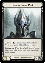 Helm of Isen's Peak [WTR042-C] Alpha Print Normal Flesh And Blood Single Flesh And Blood   