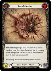 Smash Instinct (Yellow) [WTR027-C] Alpha Print Normal Flesh And Blood Single Flesh And Blood   