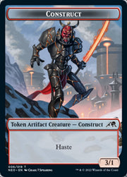 Spirit (002) // Construct (006) Double-Sided Token [Tokens] Kamigawa: Neon Dynasty Tokens MTG Single Magic: The Gathering