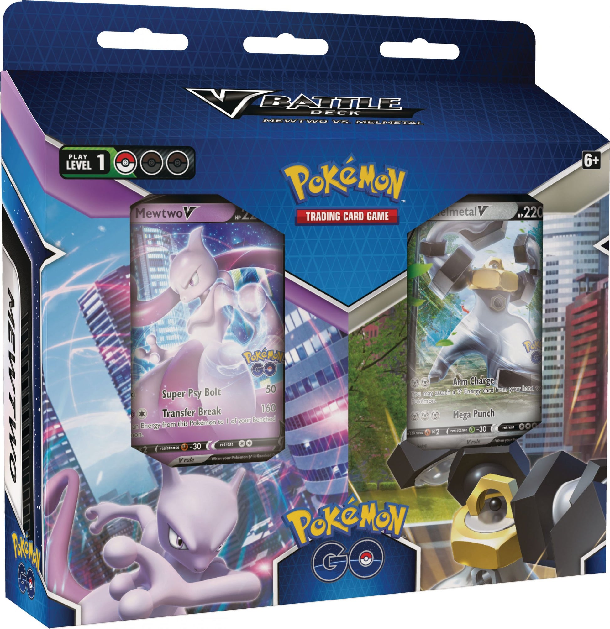 Pokémon GO V Battle Deck (Mewtwo V VS. Melmetal V) Pokemon Sealed Pokémon   