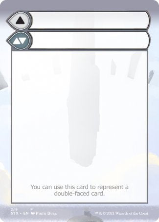 Helper Card (2/9) [Tokens] Strixhaven: School of Mages Tokens MTG Single Magic: The Gathering