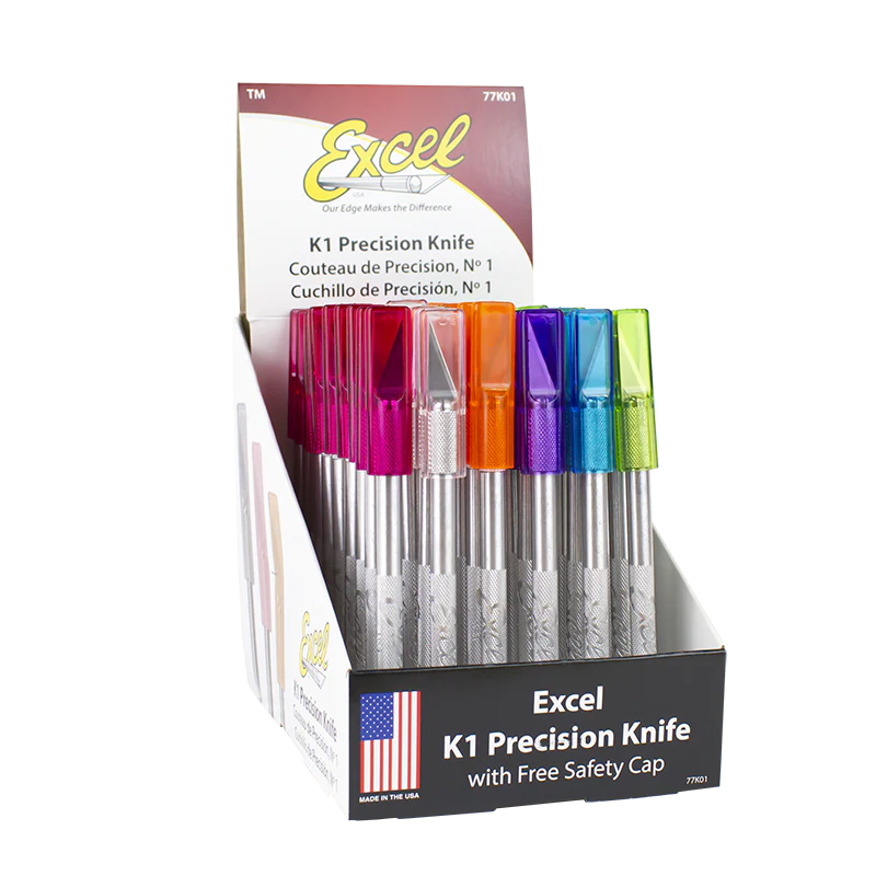 Excel: K1 Precision Knife (Random Colour) Model Tools & Glue PM Hansen Ltd