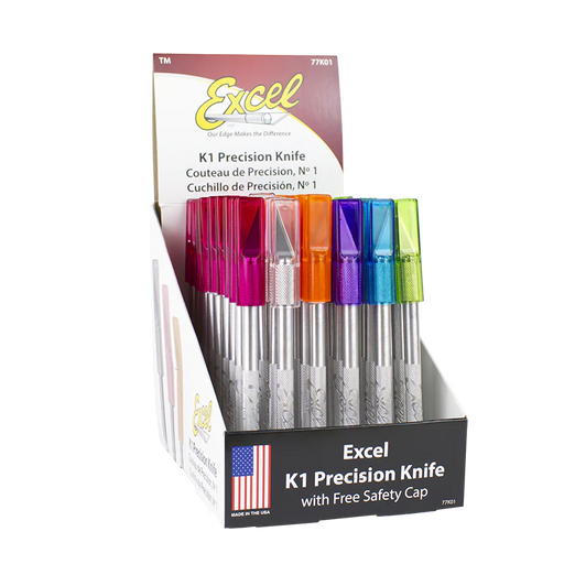 Excel: K1 Precision Knife (Random Colour) Model Tools & Glue PM Hansen Ltd