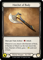 Spectral Shield // Hatchet of Body [U-MON104 // U-MON105] Unlimited Normal Flesh And Blood Single Flesh And Blood   
