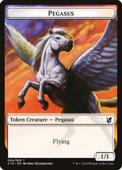 Pegasus Token [Tokens] Commander 2019 Tokens MTG Single Magic: The Gathering