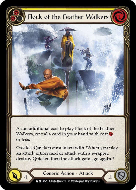 Flock of the Feather Walkers (Yellow) [WTR183-C] Alpha Print Normal Flesh And Blood Single Flesh And Blood   