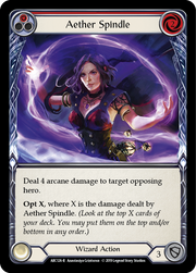 Aether Spindle (Red) [ARC126-R] 1st Edition Normal Flesh And Blood Single Flesh And Blood   