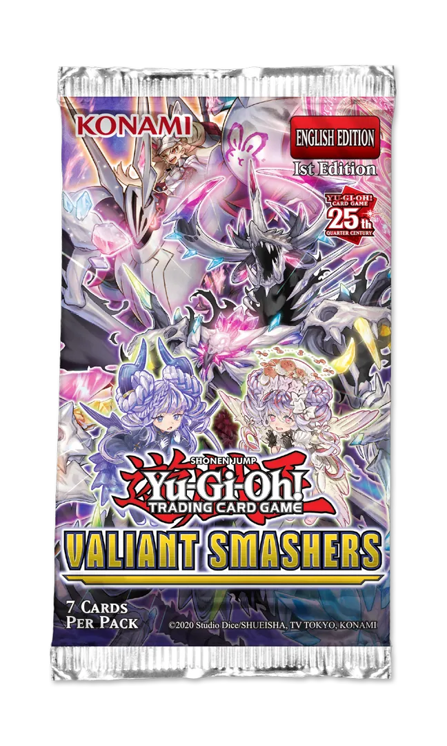 Yu-Gi-Oh! Valiant Smashers - Booster Pack (1st Edition) Yugioh Sealed Yu-Gi-Oh!   