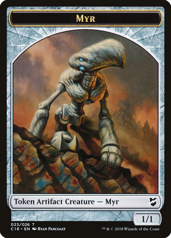Myr Token (023/026) [Tokens] Commander 2018 Tokens MTG Single Magic: The Gathering