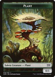 Eldrazi Spawn // Plant Double-Sided Token [Tokens] Double Masters Tokens MTG Single Magic: The Gathering