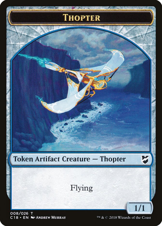 Survivor // Myr (023) Double-Sided Token [Tokens] Commander 2018 Tokens MTG Single Magic: The Gathering