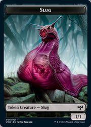 Blood // Slug Double-Sided Token [Tokens] Innistrad: Crimson Vow Tokens MTG Single Magic: The Gathering