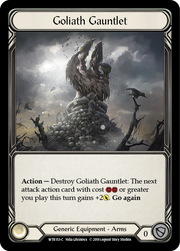 Goliath Gauntlet [WTR153-C] Alpha Print Cold Foil Flesh And Blood Single Flesh And Blood   