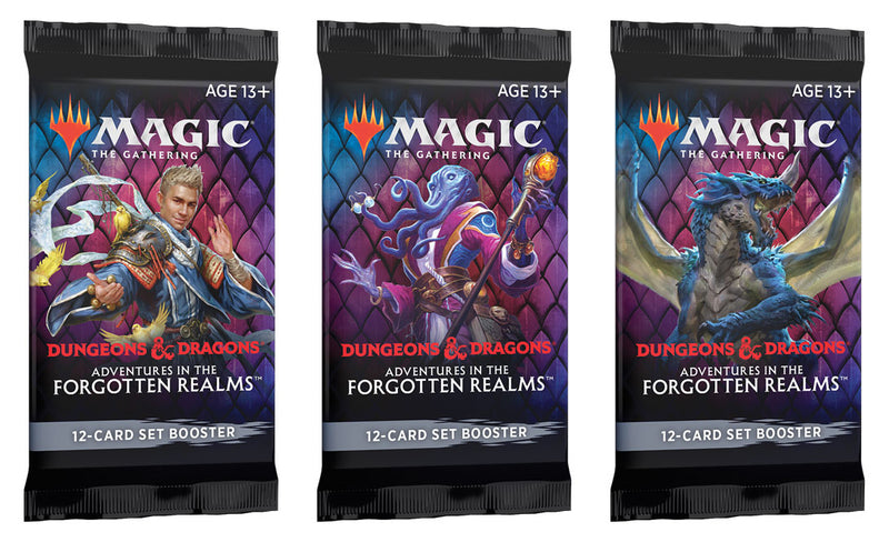 MTG Dungeons & Dragons: Adventures in the Forgotten Realms - Set Booster Box MTG Sealed Magic: The Gathering   