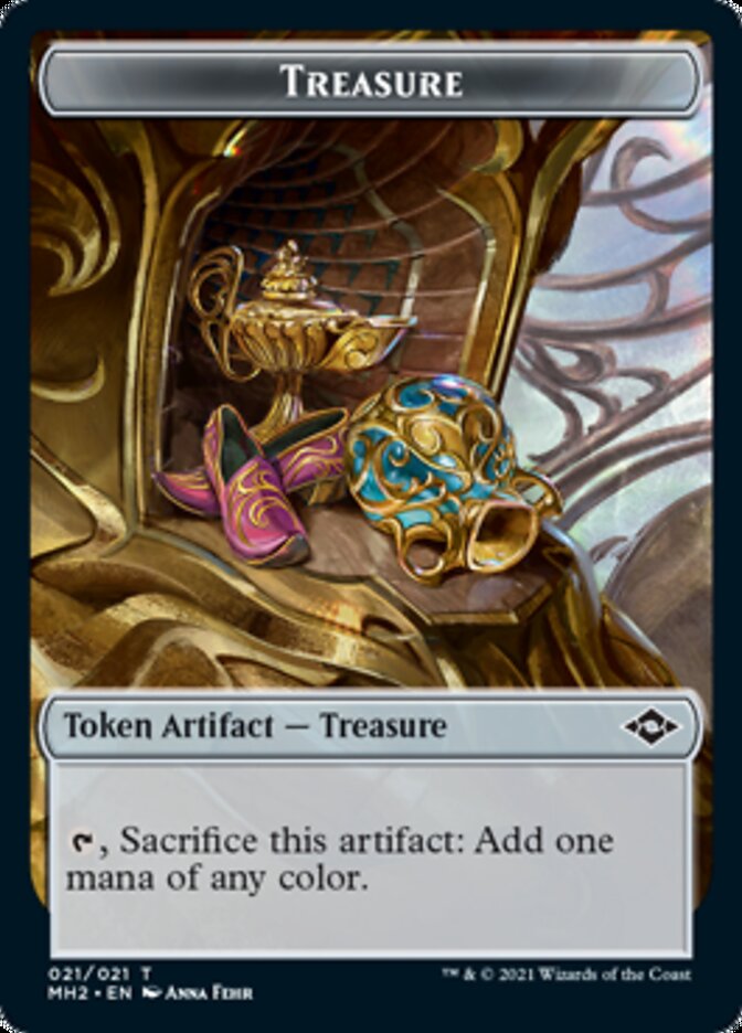 Treasure Token (21) [Tokens] Modern Horizons 2 Tokens MTG Single Magic: The Gathering