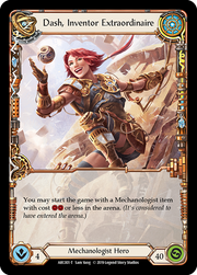 Dash, Inventor Extraordinaire // Death Dealer [ARC001 // ARC040] (Arcane Rising)  1st Edition Normal Flesh And Blood Single Flesh And Blood   