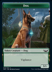 Cat // Dog Double-Sided Token [Tokens] Streets of New Capenna Tokens MTG Single Magic: The Gathering