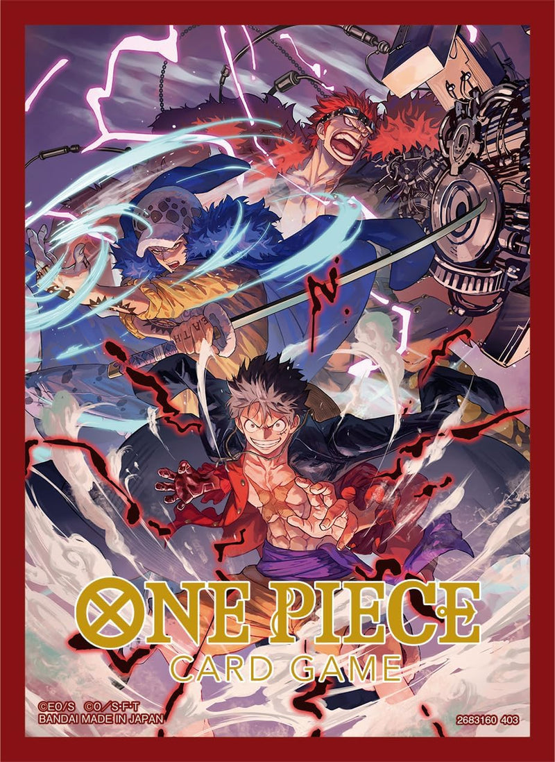 One Piece Card Sleeves - Three Captains 70Ct (Set 4) Card Sleeves Bandai