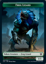 Frog Lizard // Elephant Double-Sided Token [Tokens] Commander 2021 Tokens MTG Single Magic: The Gathering