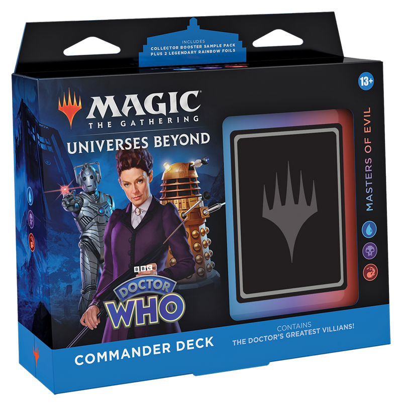 MTG Doctor Who Commander Deck - Masters of Evil MTG Sealed Magic: The Gathering   