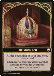 Horror // The Monarch Double-Sided Token [Tokens] Commander Legends Tokens MTG Single Magic: The Gathering