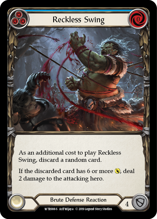 Reckless Swing [WTR008-S] Alpha Print Normal Flesh And Blood Single Flesh And Blood   