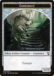 Clue // Construct (021) Double-Sided Token [Tokens] Commander 2018 Tokens MTG Single Magic: The Gathering