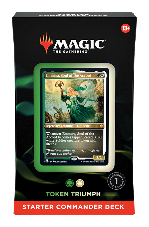 MTG Starter Commander Deck: Token Triumph MTG Sealed Magic: The Gathering   