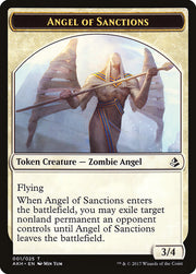 Angel of Sanctions // Drake Double-Sided Token [Tokens] Amonkhet Tokens MTG Single Magic: The Gathering