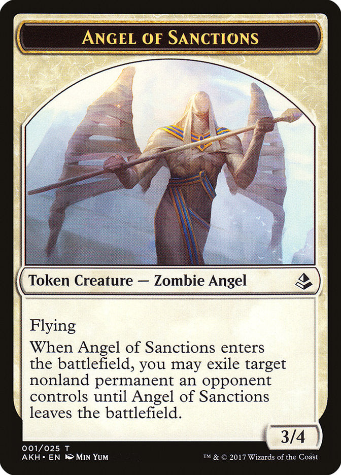 Angel of Sanctions // Drake Double-Sided Token [Tokens] Amonkhet Tokens MTG Single Magic: The Gathering