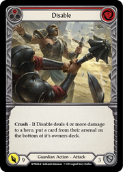 Disable (Red) [WTR048-R] Alpha Print Normal Flesh And Blood Single Flesh And Blood   