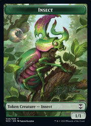 Ogre // Insect Double-Sided Token [Streets of New Capenna Commander Tokens] MTG Single Magic: The Gathering   