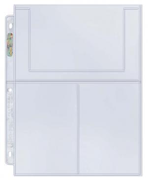 Ultra Pro: 3-Pocket Platinum Page For 4" X 6" Photos 100Ct Binders & Pages Ultra Pro